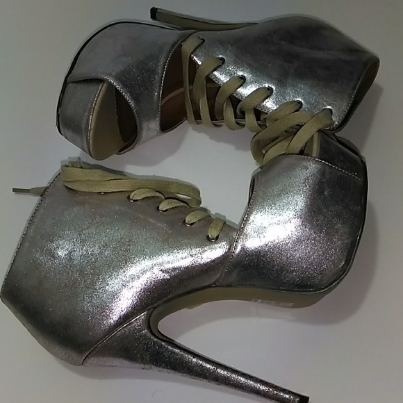 Michael Antonio karma silver metallic pewter Sz 9 - Picture 6 of 8